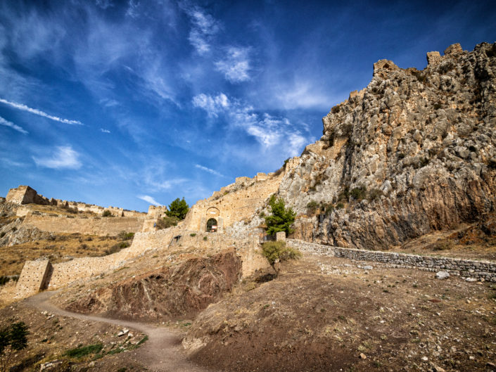 04 Altes Korinth, Kanal von Korinth + Burg Larrias