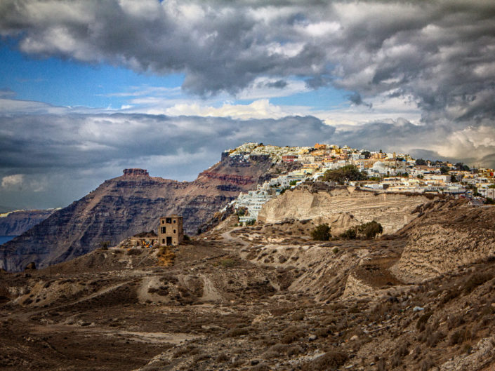 Pyrgos und Wanderung nach Thira